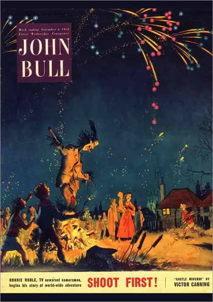 John Bull 1954 1950s UK guy fawkes fireworks magazines