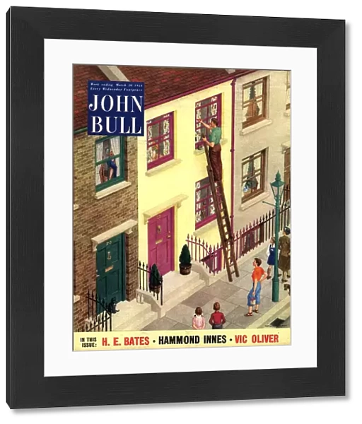 John Bull 1954 1950s UK suburbia painting decorating diy ladders magazines suburbs