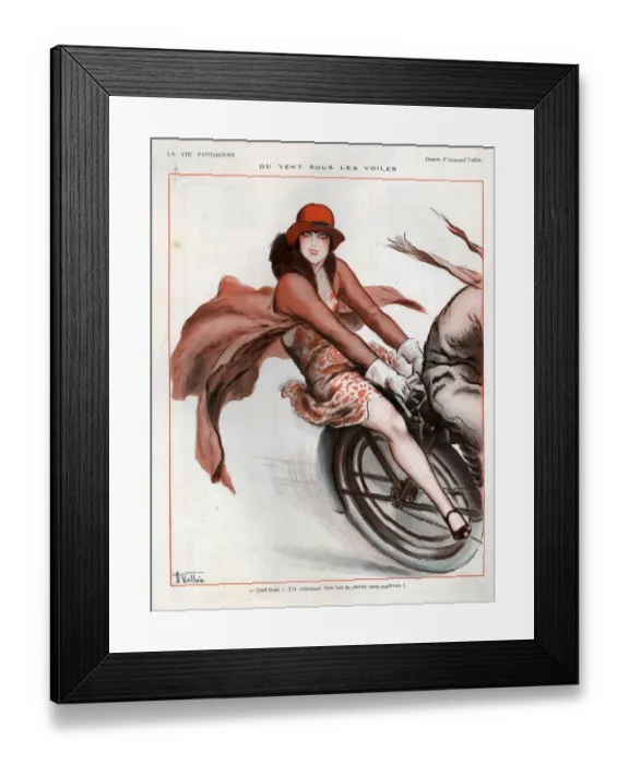 Framed Print : 1920s, France, La Vie Parisienne, Magazine Plate