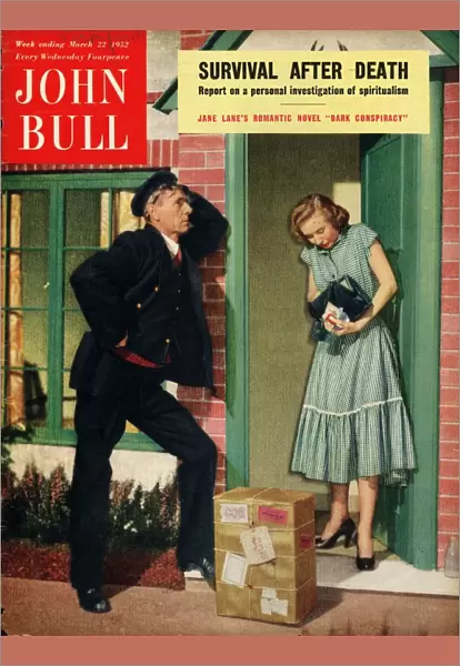 John Bull 1952 1950s UK postman postmen magazines