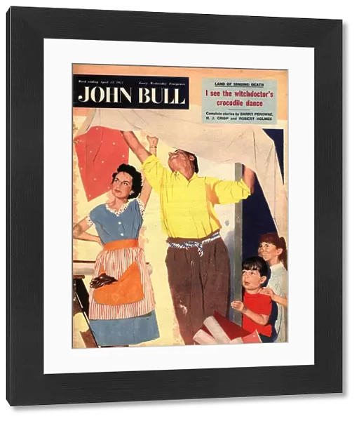 John Bull 1957 1950s UK expressions wallpapering angry annoyed amused wallpapers