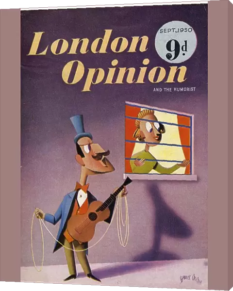 London Opinion 1950 1950s UK mcitnt guitars music magazines