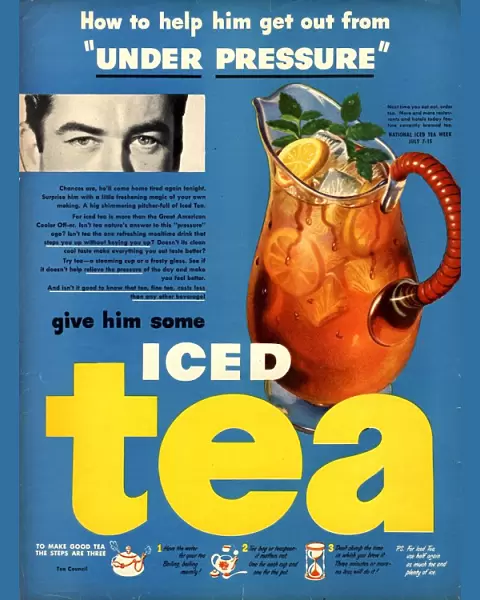 1950s USA iced tea