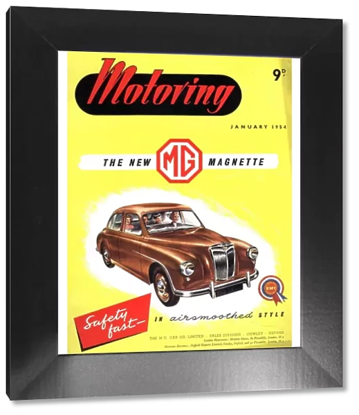 1950s UK cars mg magnette covers magazines