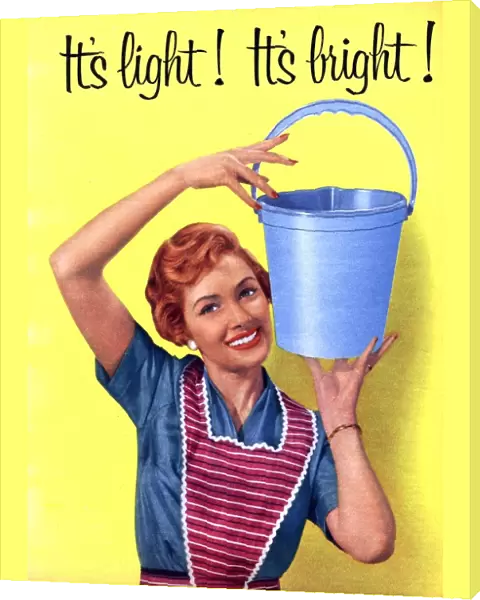 1950s UK housewife housewives buckets