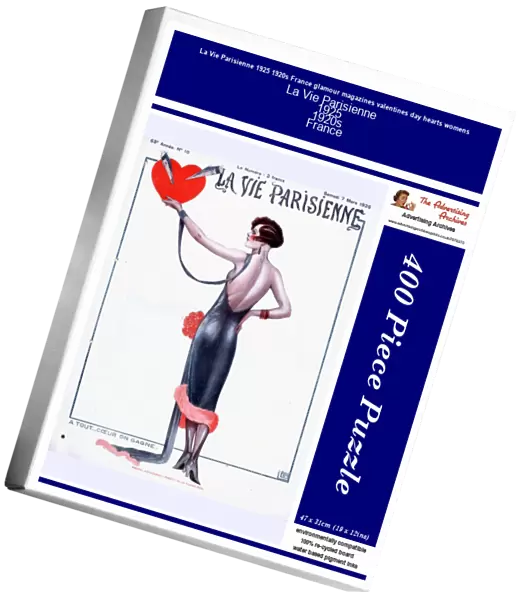 La Vie Parisienne 1925 1920s France glamour magazines valentines day hearts womens