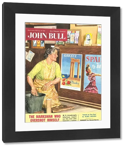 John Bull 1956 1950s UK holidays travel agents magazines
