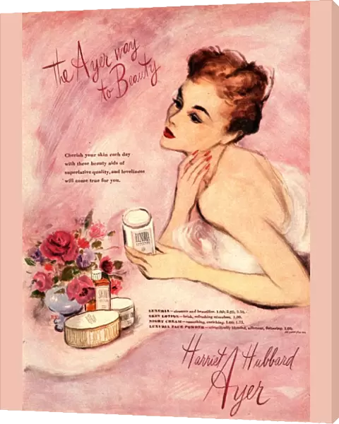 1940s UK make-up makeup harriet hubbard ayer