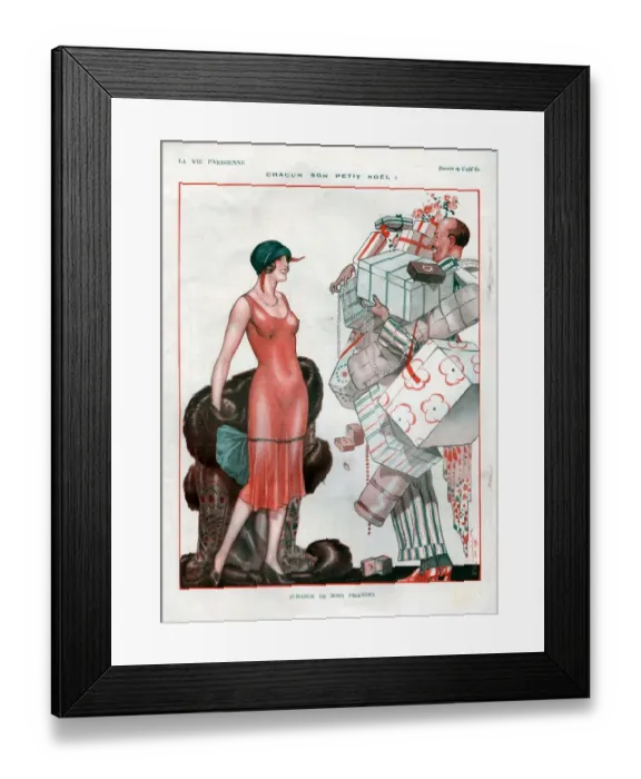 Framed Print : 1920s, France, La Vie Parisienne, Magazine Plate Framed Print : 1920s, France, La Vie Parisienne, Magazine Plate