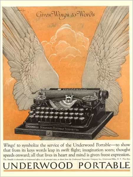1922 1920s USA underwood portable typewriters equipment
