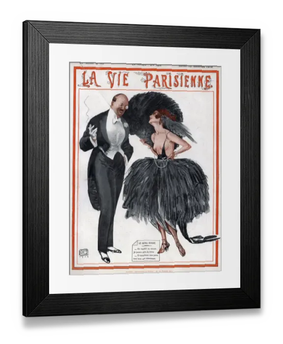 Framed Print : La Vie Parisienne 1919 1910s France Georges Leonnec illustrations magazines sugar Framed Print : La Vie Parisienne 1919 1910s France Georges Leonnec illustrations magazines sugar