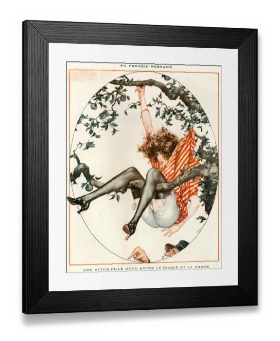 Framed Print : 1920s France La Vie Parisienne Magazine Plate Framed Print : 1920s France La Vie Parisienne Magazine Plate