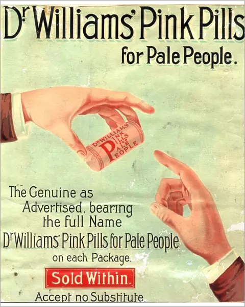 1890s UK dr williams pin pills medical medicine