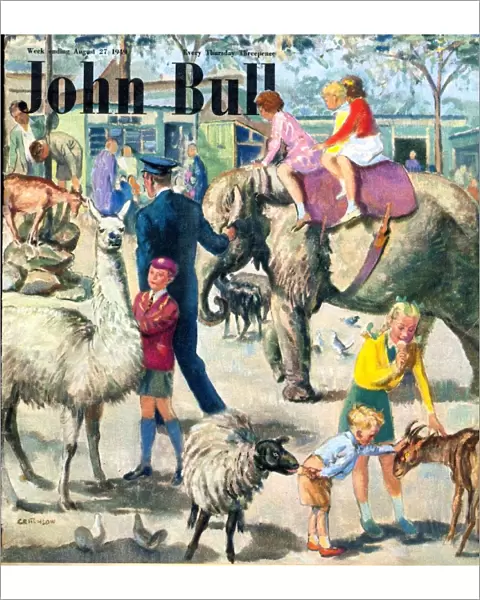 John Bull 1949 1940s UK london zoo zoos magazines