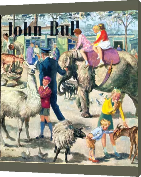 John Bull 1949 1940s UK london zoo zoos magazines
