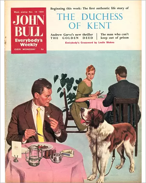 John Bull 1950s UK restaurants dogs magazines pets