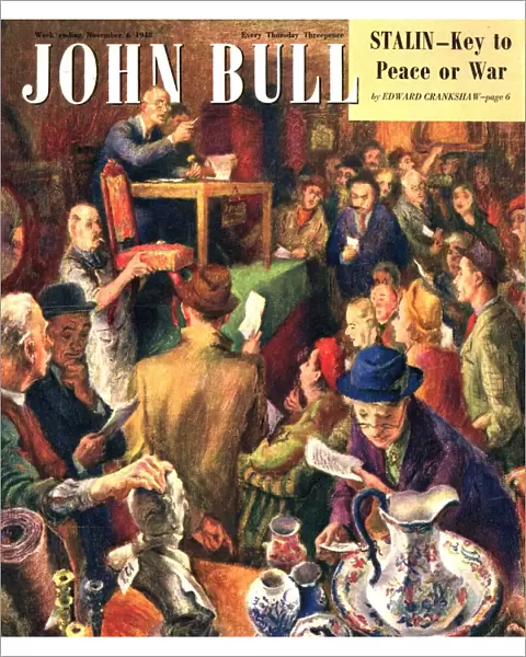 John Bull 1950s UK art auctions magazines