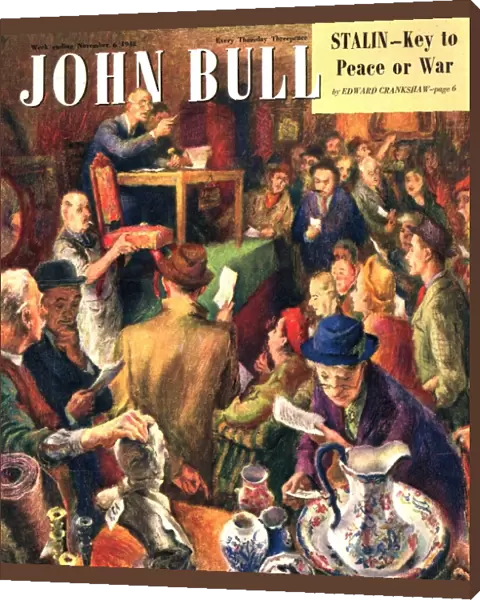 John Bull 1950s UK art auctions magazines