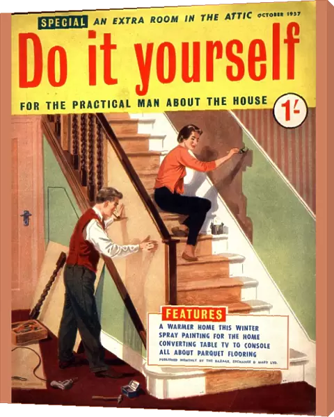Do It Yourself 1950s UK diy stairs decorating magazines do it yourself interiors