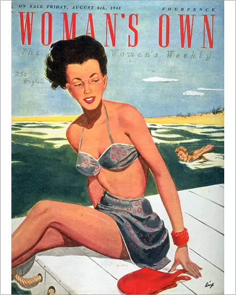 Womans Own 1940s UK fashion womens swimming costumes holidays swimwear swim