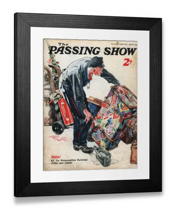 Framed Print : 1930s, UK, The Passing Show, Magazine Cover Framed Print : 1930s, UK, The Passing Show, Magazine Cover
