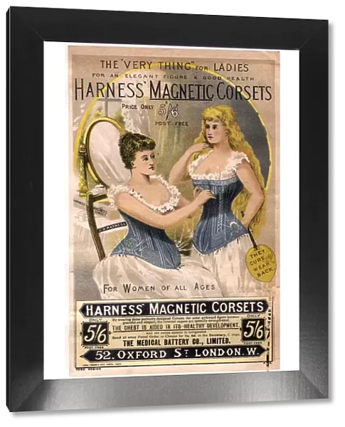 1890s UK corsets girdles magnetic harness underwear womens clothing clothes gadgets