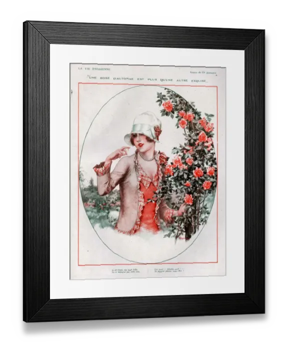Framed Print : 1920s France La Vie Parisienne Magazine Plate Framed Print : 1920s France La Vie Parisienne Magazine Plate