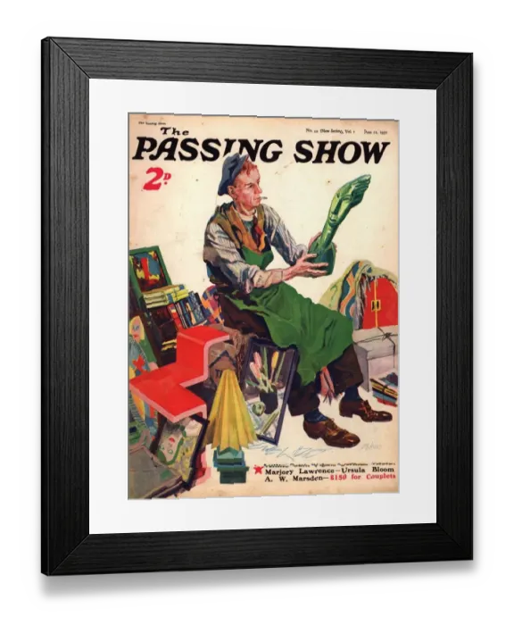 Framed Print : 1930s, UK, The Passing Show, Magazine Cover Framed Print : 1930s, UK, The Passing Show, Magazine Cover