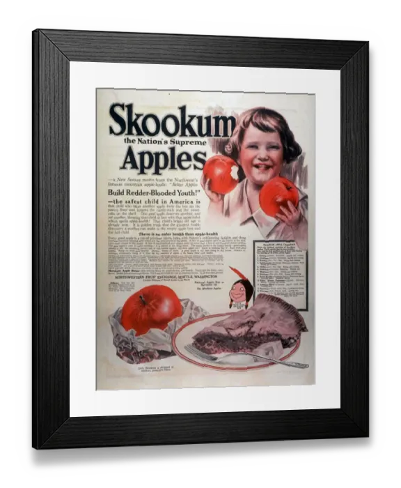 Framed Print : 1920s USA apples fruit Framed Print : 1920s USA apples fruit