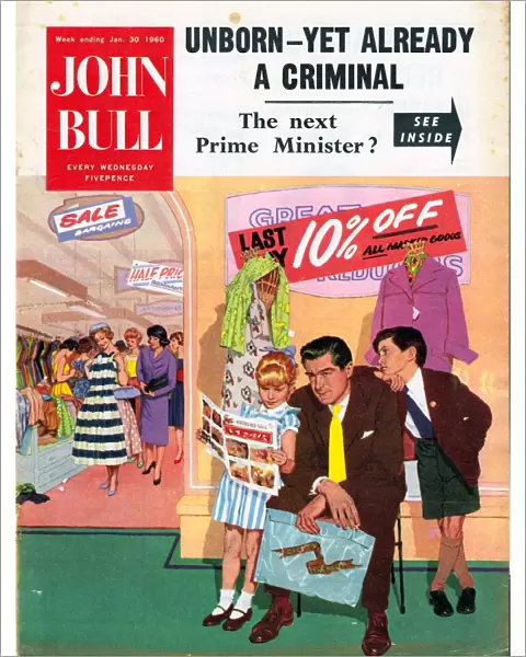 John Bull 1950s UK sales shopping magazines