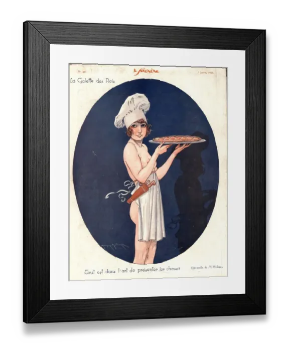 Framed Print : Le Sourire 1926 1920s France erotica cooking sex magazines Framed Print : Le Sourire 1926 1920s France erotica cooking sex magazines