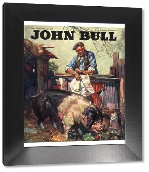 John Bull 1946 1940s UK pigs farms farmers magazines