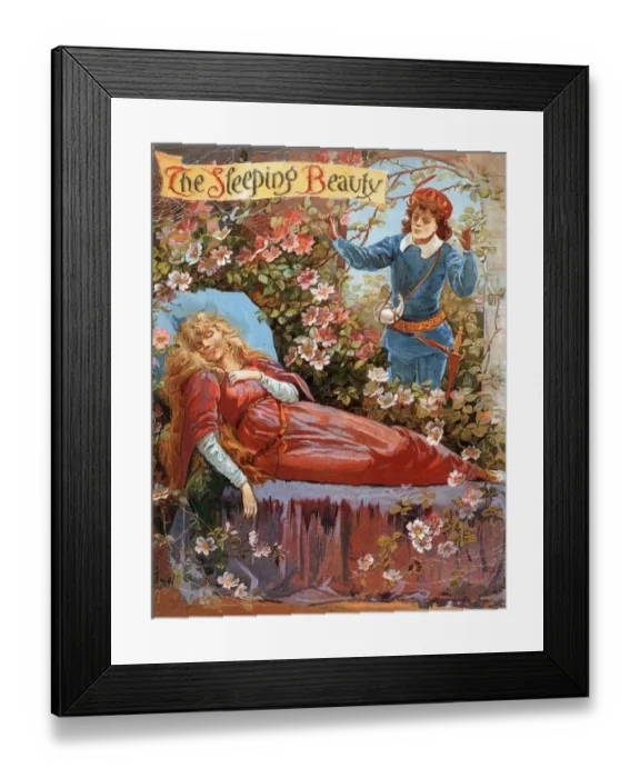 Framed Print : The Sleeping Beauty 1910s UK fairy tales childrens books pantomimes posters Framed Print : The Sleeping Beauty 1910s UK fairy tales childrens books pantomimes posters