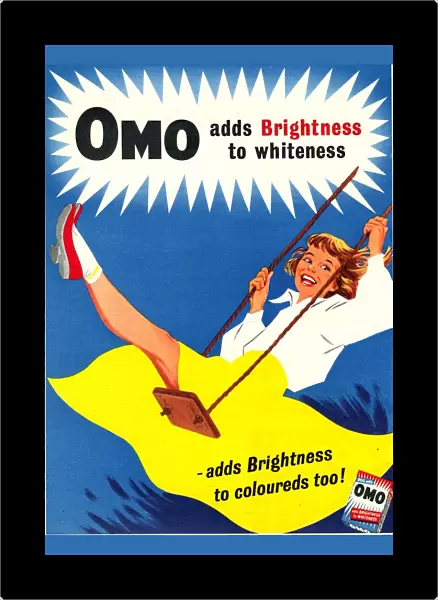Omo 1950s UK washing powder products detergent