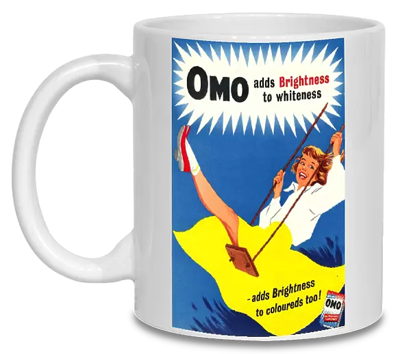Omo 1950s UK washing powder products detergent