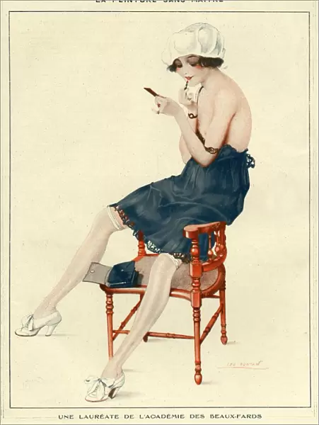La Vie Parisienne 1918 1910s France Leo Fontan illustrations erotica make-up makeup