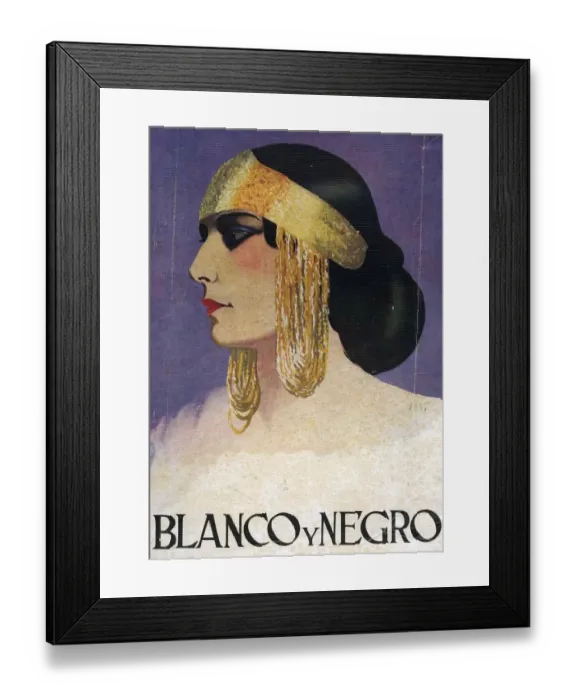 Framed Print : Blanco y Negro 1929 1920s Spain cc portraits tiaras earrings magazines Framed Print : Blanco y Negro 1929 1920s Spain cc portraits tiaras earrings magazines
