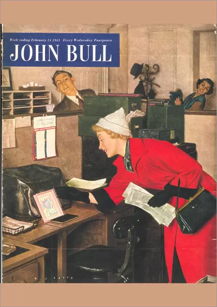 John Bull 1950s UK love secretaries secretary magazines