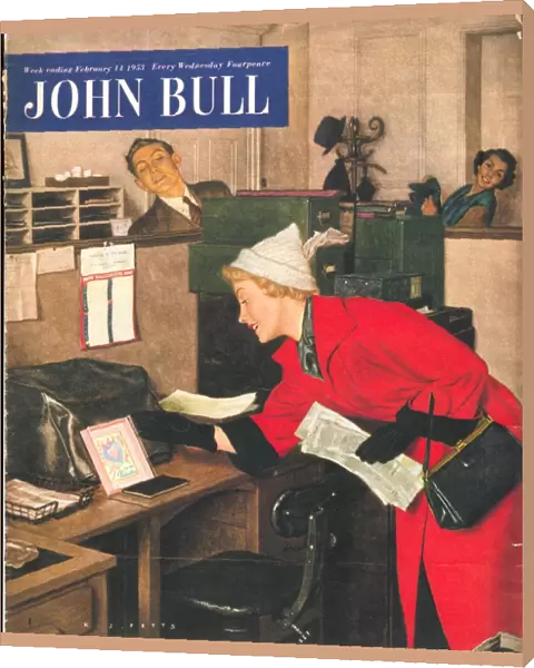 John Bull 1950s UK love secretaries secretary magazines