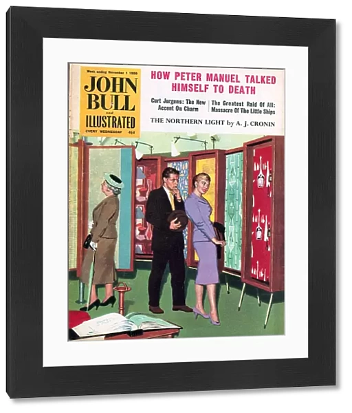 John Bull 1958 1950s UK wallpapers shopping shops magazines