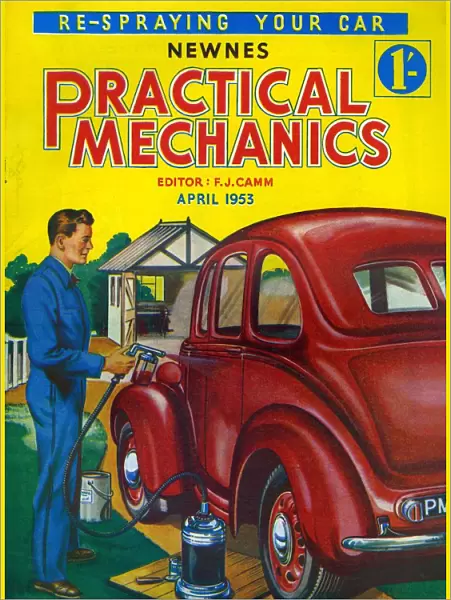 Practical Mechanics 1953 1950s UK magazines cars repairs