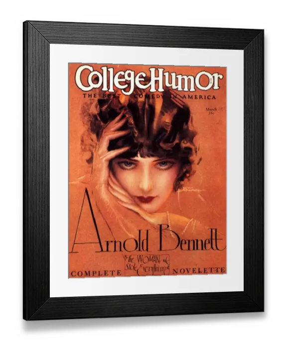 Framed Print : College Humour 1910s USA portraits flappers magazines Framed Print : College Humour 1910s USA portraits flappers magazines