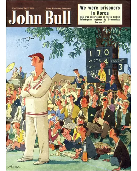 John Bull 1950s UK cricket magazines