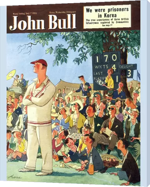 John Bull 1950s UK cricket magazines