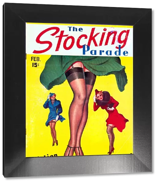 The Stocking Parade 1930s USA erotica stockings suspenders legs silk hosiery magazines