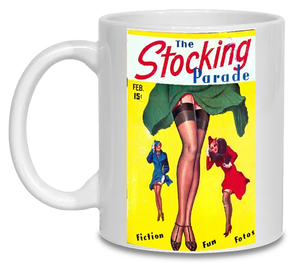 The Stocking Parade 1930s USA erotica stockings suspenders legs silk hosiery magazines