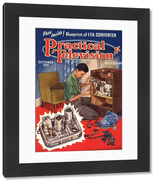 Practical Television 1950s UK televisions diy magazines do it yourself