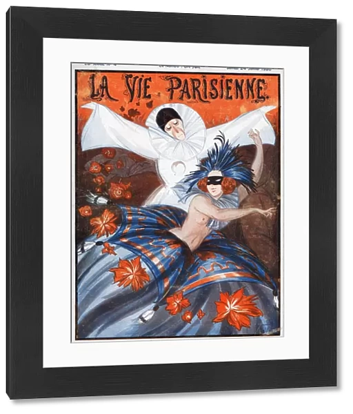 La Vie Parisienne 1920 1920s France Armand Vallee magazines illustrations masquerade
