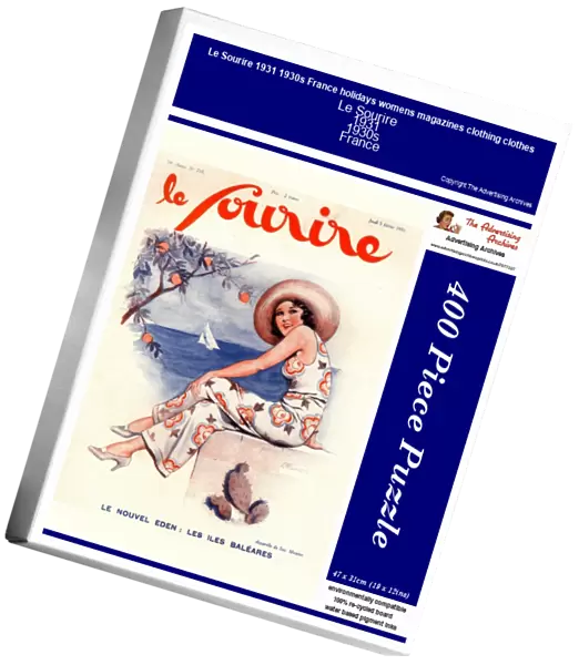 Le Sourire 1931 1930s France holidays womens magazines clothing clothes