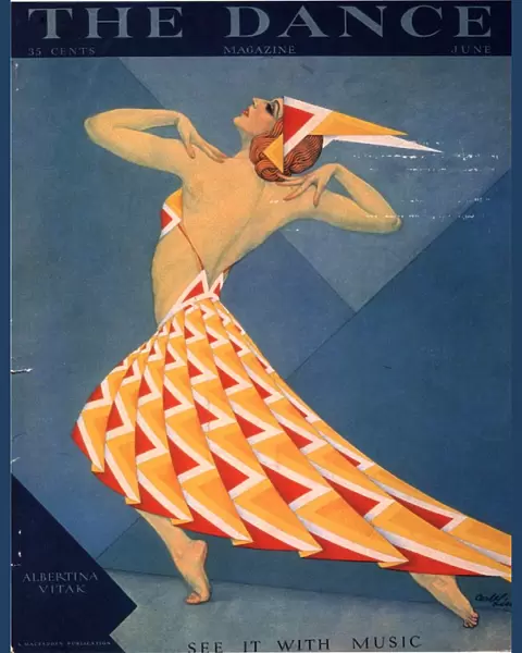 The Dance 1920s USA art deco magazines
